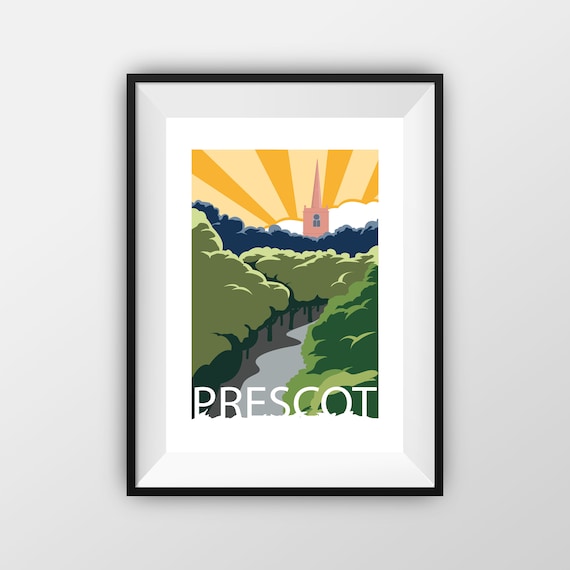 Prescot print -  - Travel Print -  the jones boys