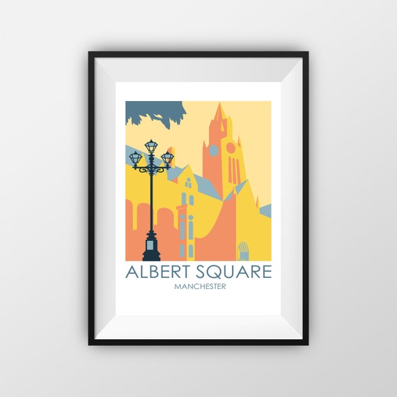 Albert Square - Travel Poster - the jones boys