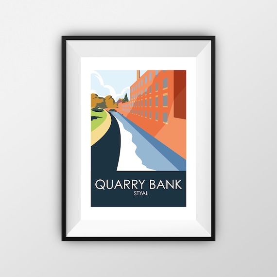 Quarry Bank - Travel Poster - the jones boys