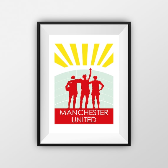 Manchester United - Travel Poster - the jones boys