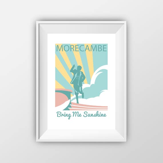 Eric Morecambe - Travel Print - the jones boys