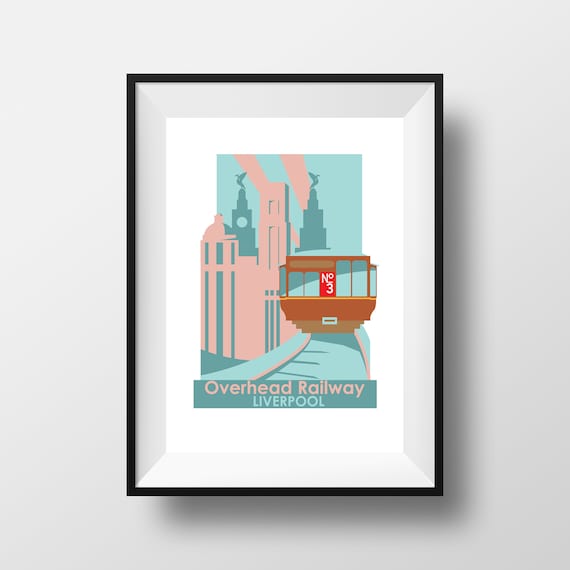 Overhead railway Liverpool - Travel Print - the jones boys