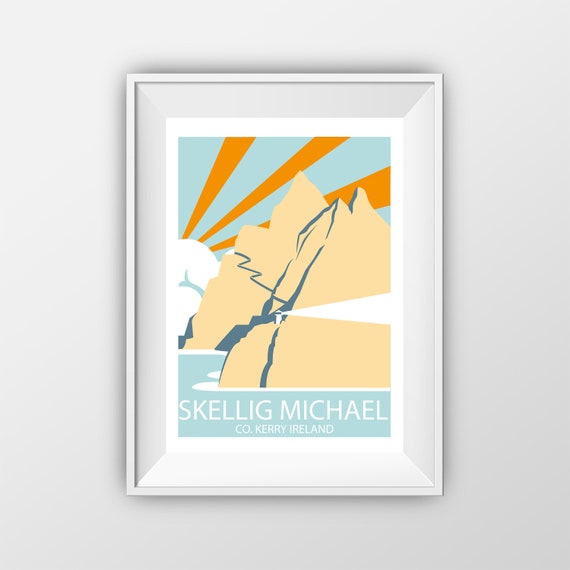 Skelligs Rock - Travel Print - the jones boys