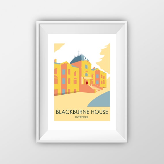 Blackburne House Liverpool - Travel Print - the jones boys