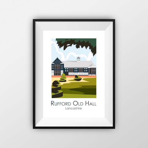 Rufford Old Hall - Travel Print - the jones boys