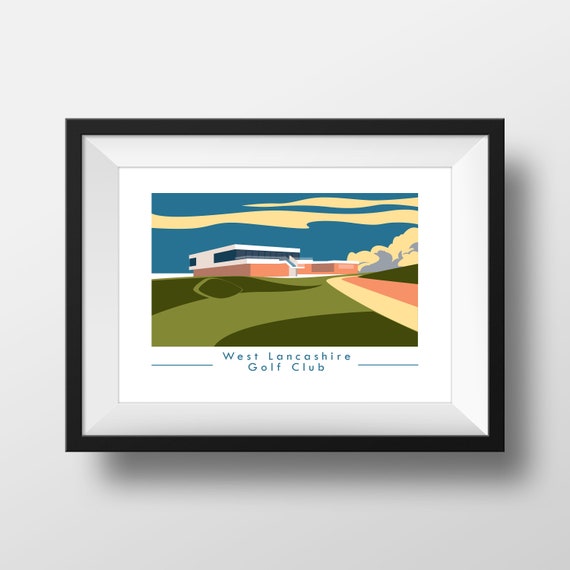 West Lancs Golf - Travel Print -  the jones boys