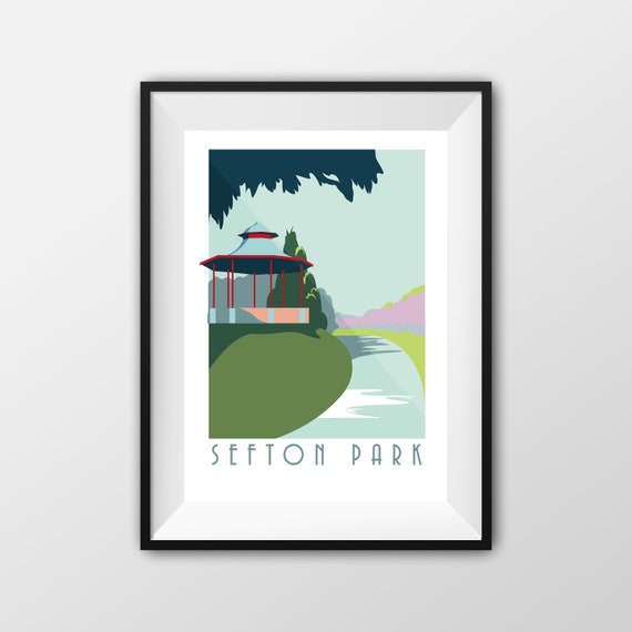 Sefton Park - Travel Print - the jones boys