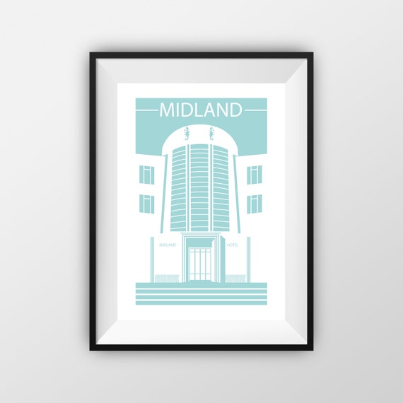 Midland Hotel - Morecambe - Travel Print - The Jones Boys