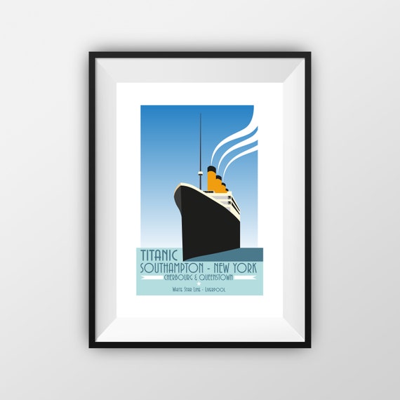 Titanic Print - Travel Print - the jones boys