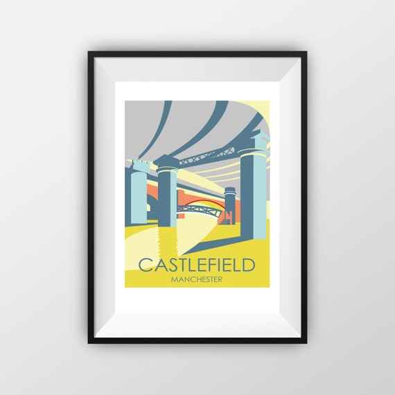 Castlefield - Travel Poster - the jones boys