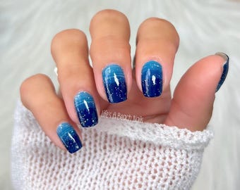 Pool Party - Blue Ombre - and Grape Escape - Purple Ombre - Color Street Nail Set
