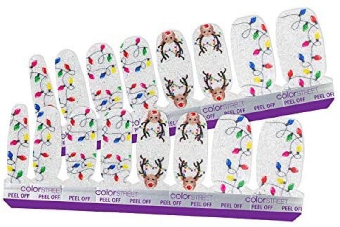 Retired What Fun It is Color Street Holiday reindeer Nail - Etsy