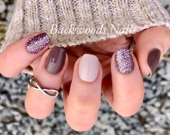 Toffee Nut (beige Neutral) Color Street Nail Polish Strips