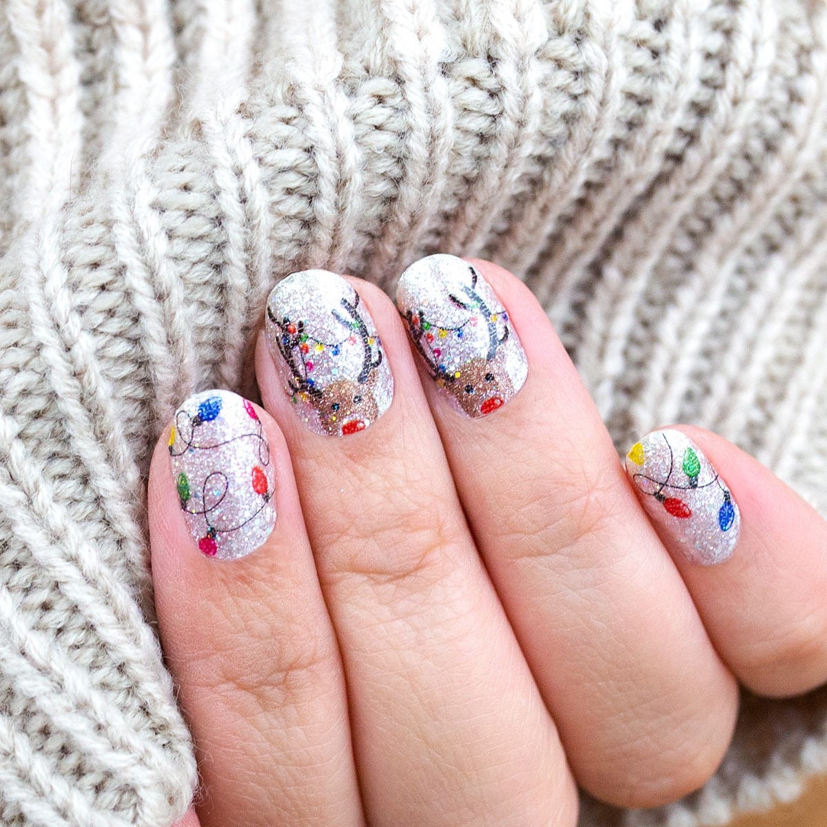 Retired What Fun It Is Color Street Holiday (Reindeer) Nail Polish Strips