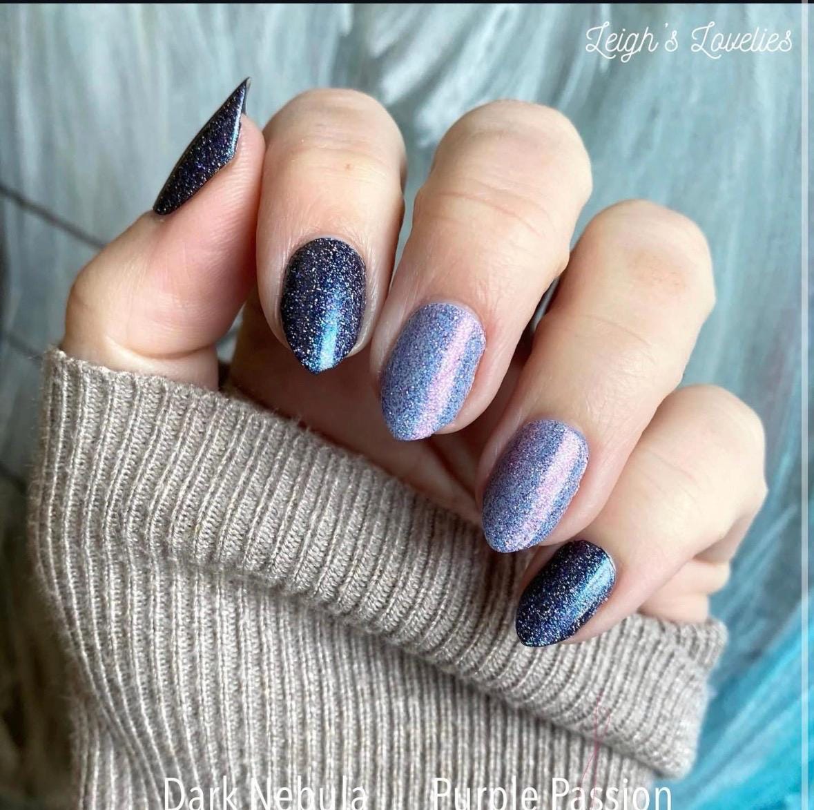 Vernis à Ongles Debby Colorplay N°186 - Bleu Pailleté Ultra Brillant - Neuf Original - Fabriqué En France