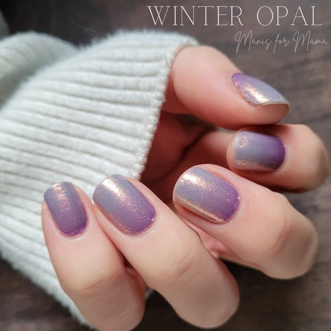 Winter Inspired Winter Opal (rose to Gray Ombré) Color Street