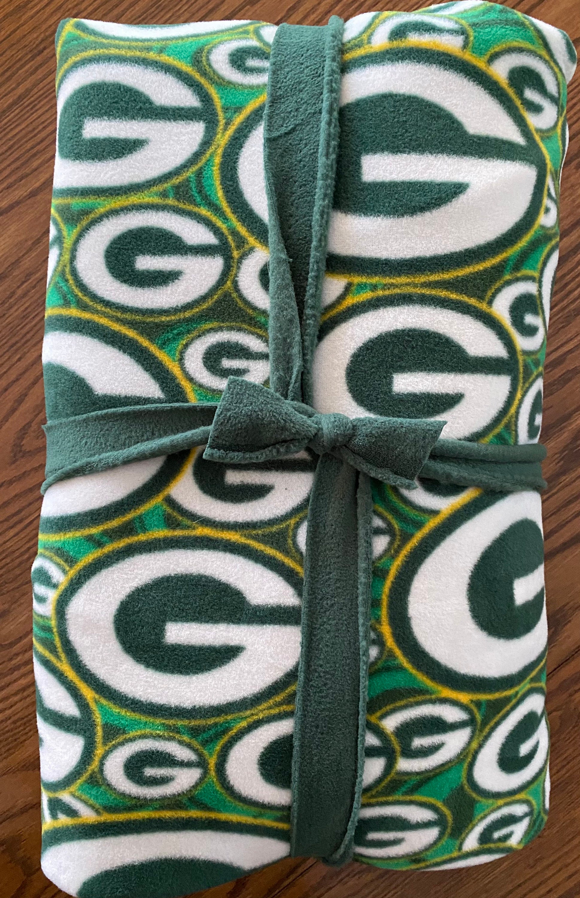 Wisconsin Green Bay Packers Premium Fleece Blanket Etsy