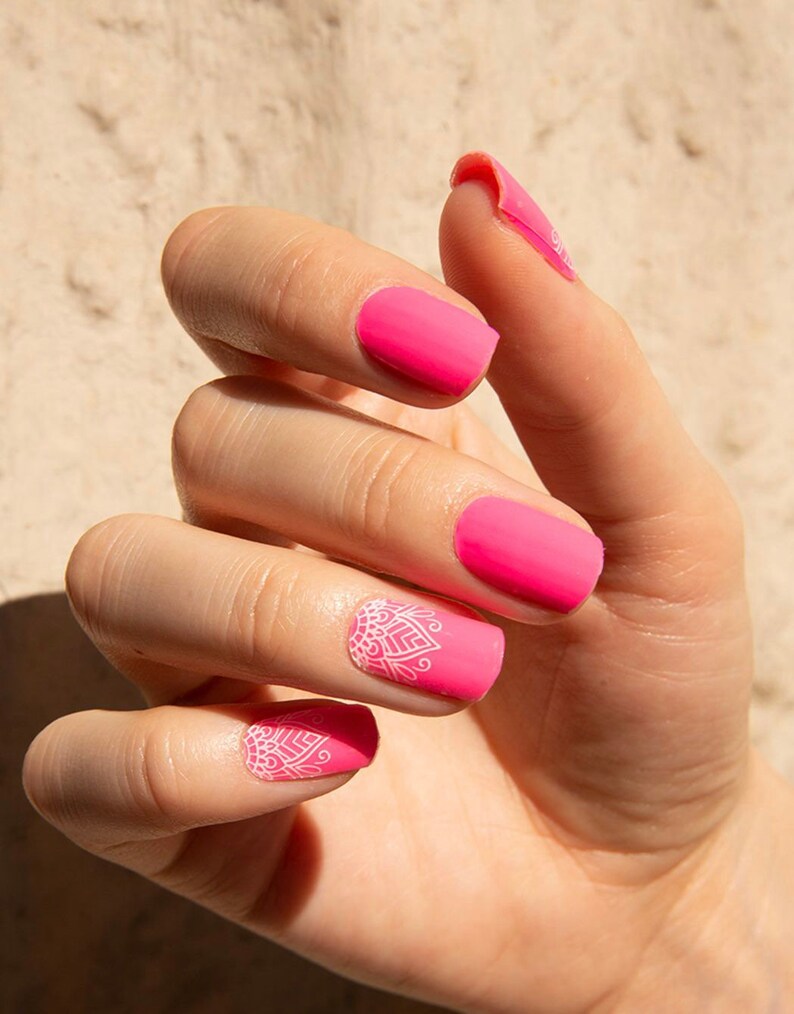 Shockwave Neon Pink Retired Color Street Nail Strip Set Etsy