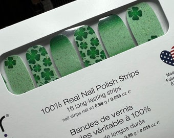 SALE!! Retired My Lucky Charm - St.Patrick’s Day Color Street Nail Polish Strips