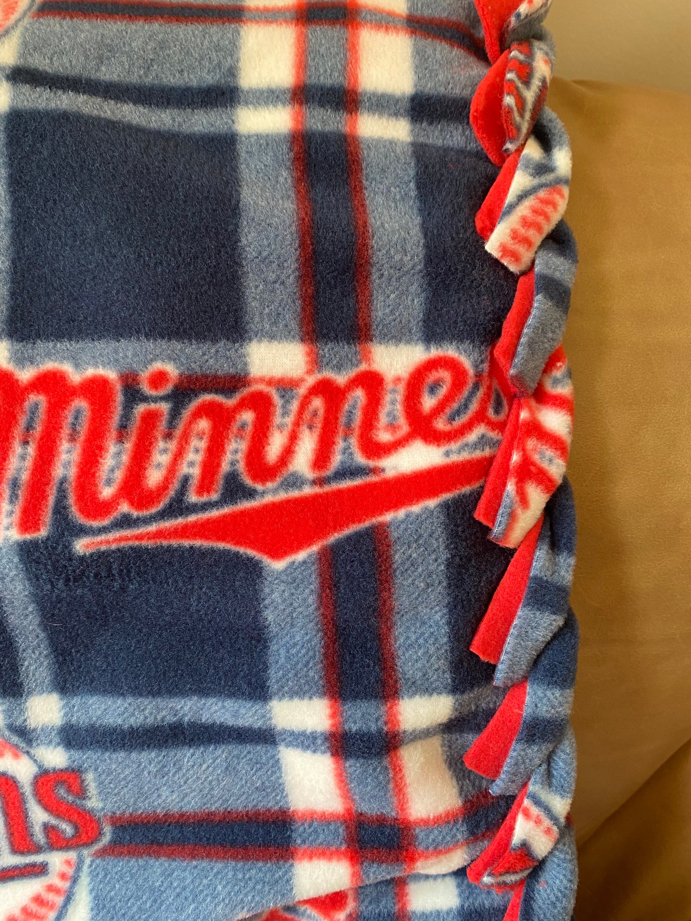 Minnesota Twins Large Fleece Blanket Etsy