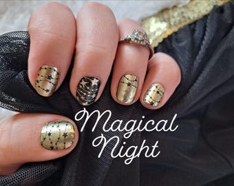 Magical Night (Black and Gold) Retired Petites New Years Color Street Set