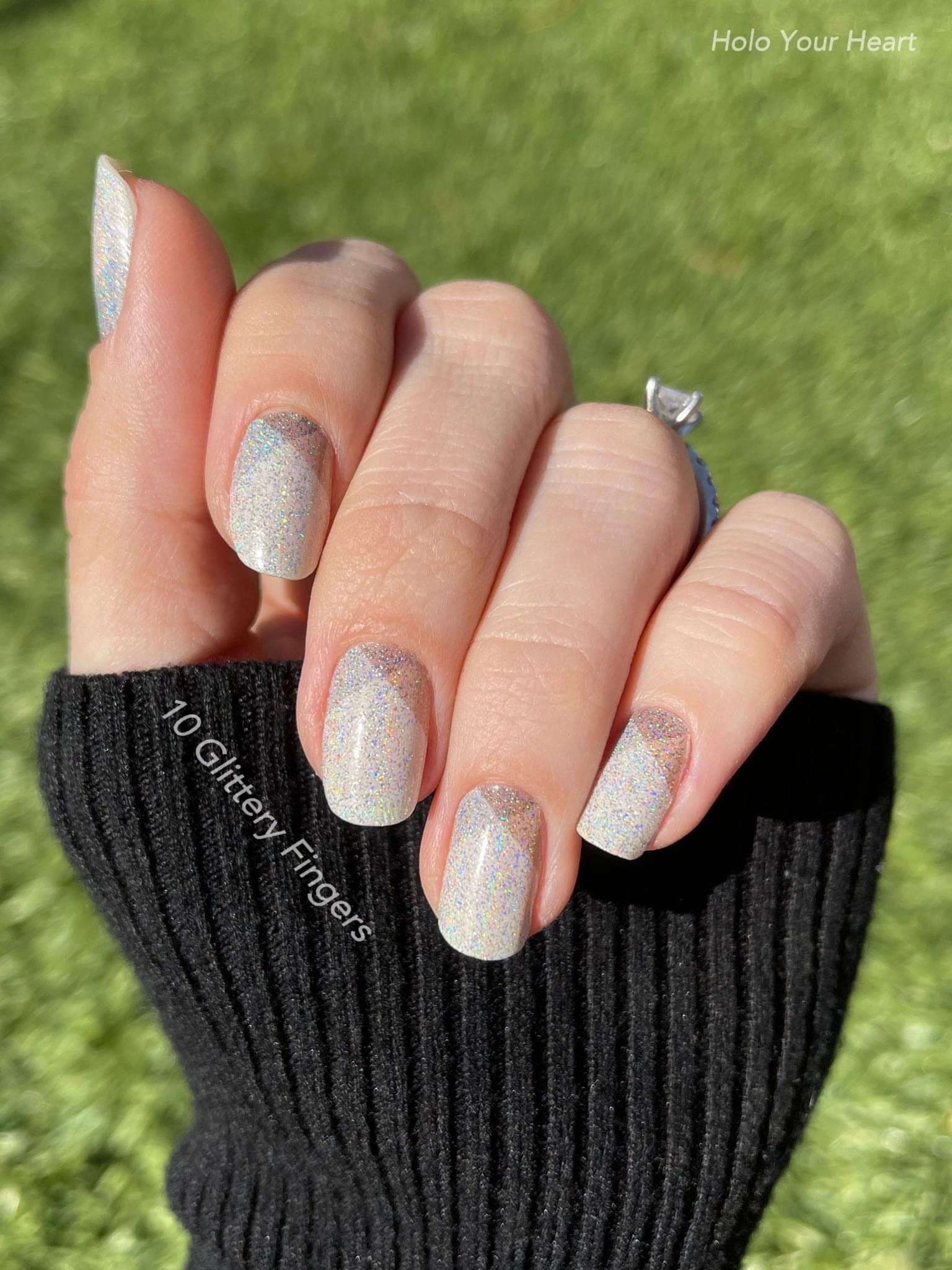 Holo Your Heart (beige With Details of Gray and Tan) Color