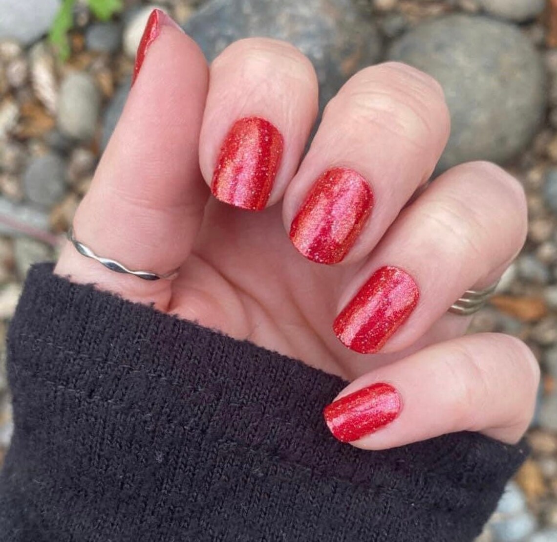 Cherry Float Color Street Nail Polish Strips Etsy