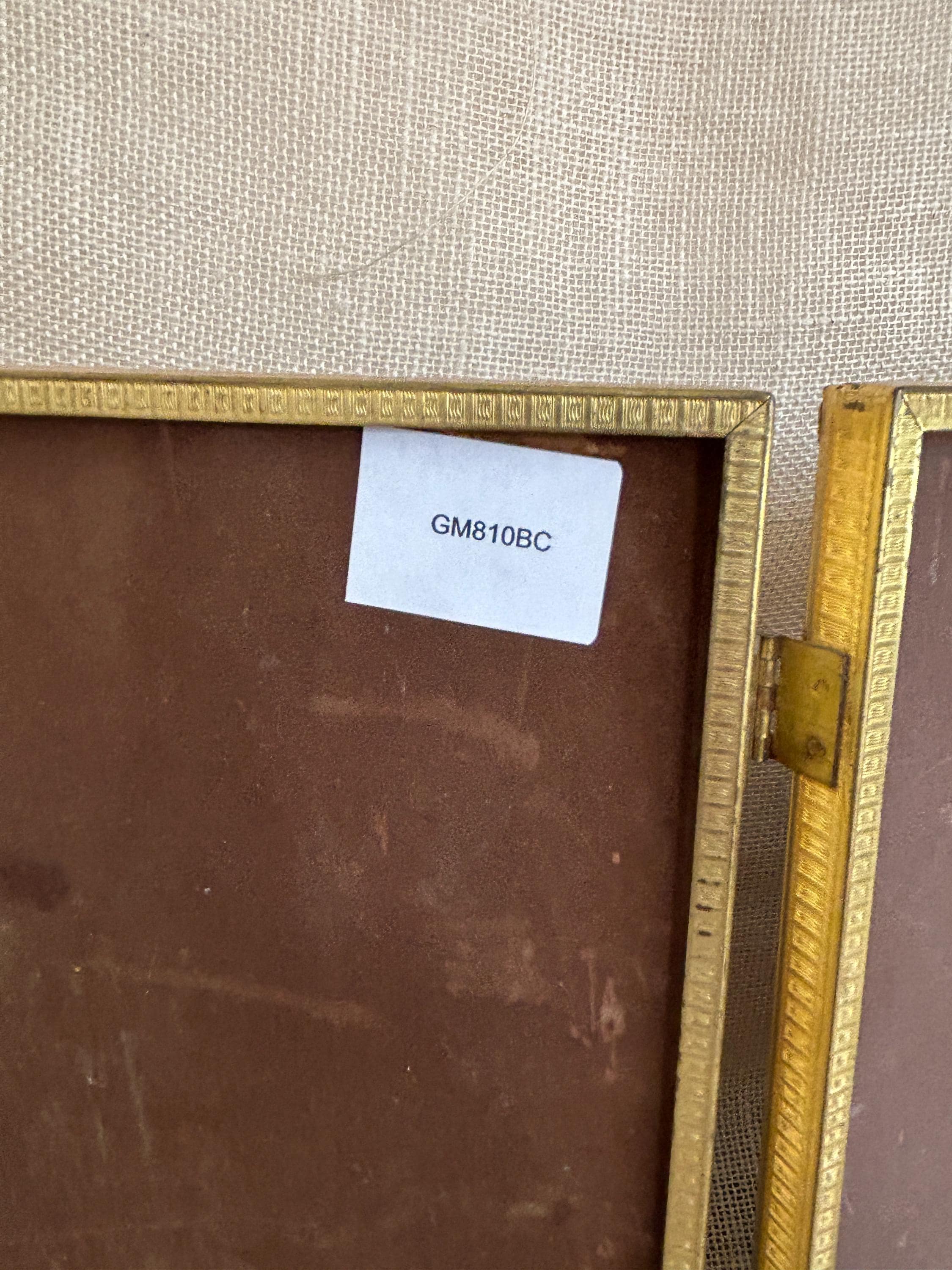 Vintage 8x10 Art Deco Gold Metal Double Picture Frame - Etsy