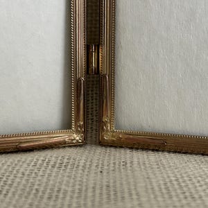 Vintage 8x10 Double Gold Metal Picture Frame - Etsy