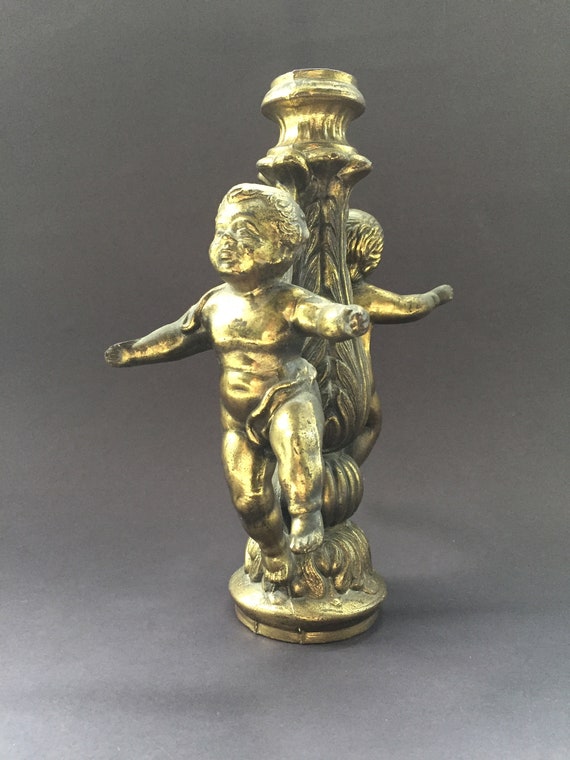 Vintage Brass Cherubsvintage Cherub Lamp Basetwin
