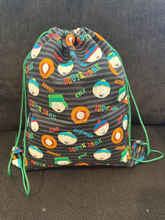 South Park Drawstring Backpack - Etsy display picture 2