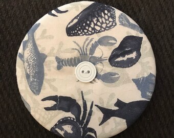 Sea Creatures Blue Playing Card Holder