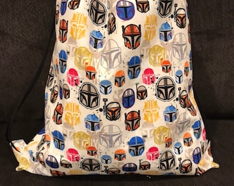 Mandalorian Drawstring Backpack