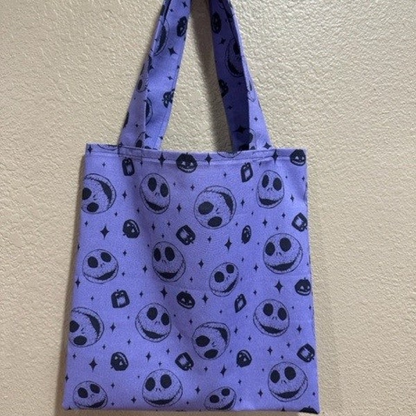 Jack Skellington Purple Tote bag