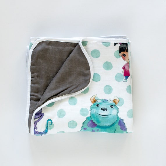 monsters inc muslin blanket
