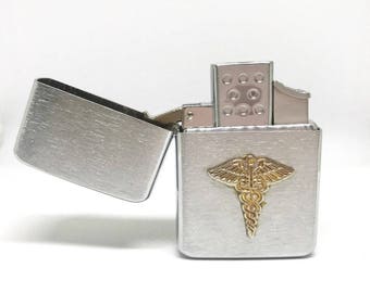 Medical Caduceus Pocket Lighter