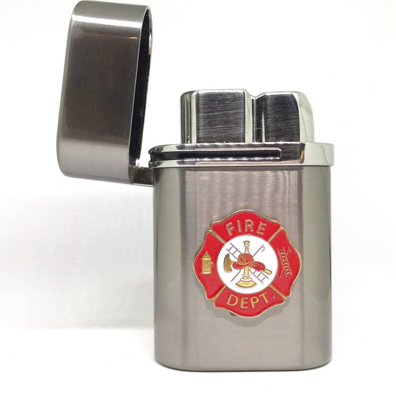 Firemans Cross Desktop Lighter Red Enamel image 2