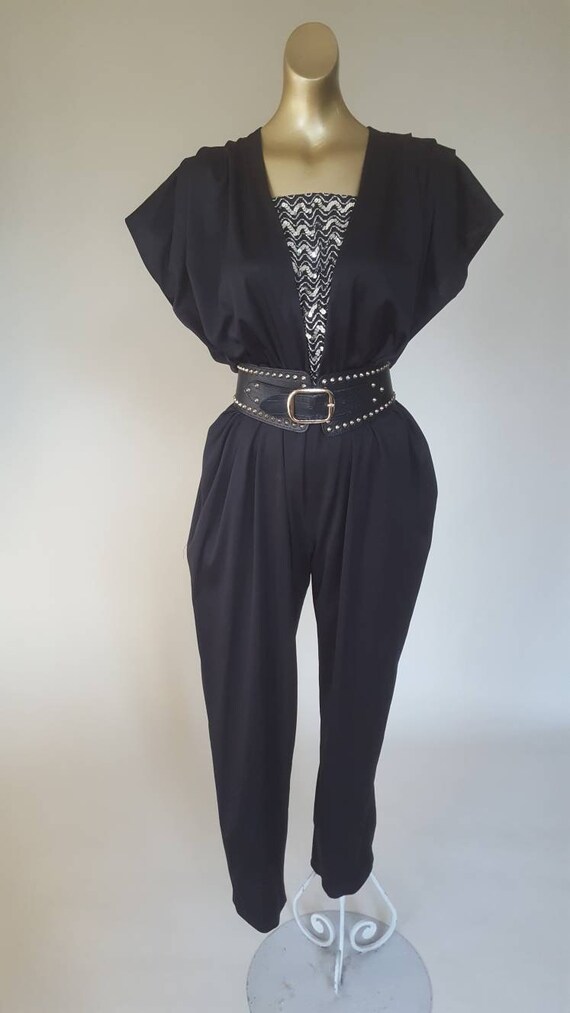 Gorgeous black and silver sequin studio 54 disco b