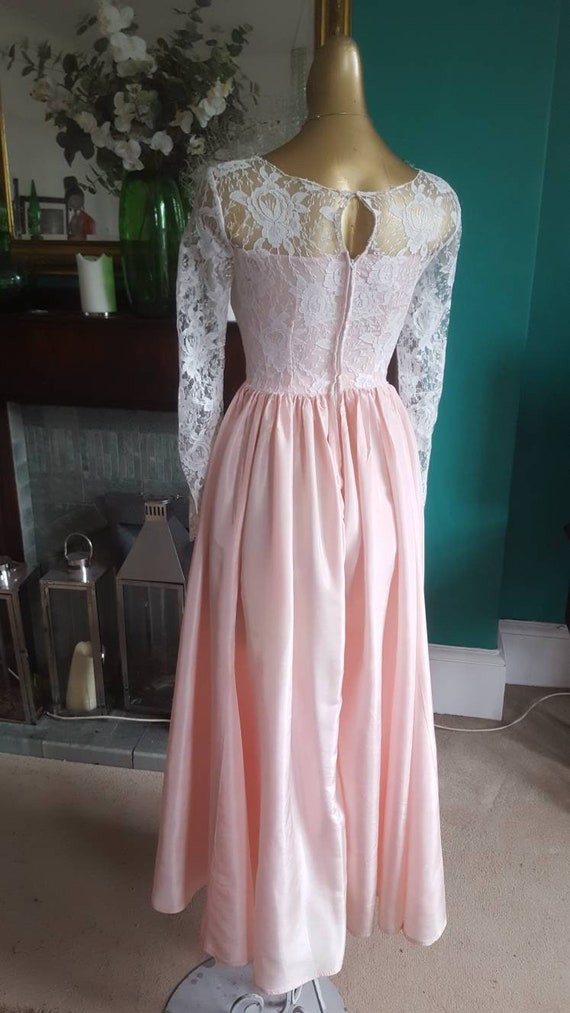 Outstanding 50s long dress converted to sublime h… - image 6