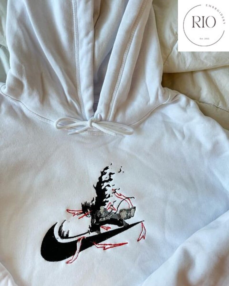 Itachi Anime Embroidered Hoodies Inspired Ninja Anime - Etsy