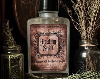 Healing Spell Herb-Infused Ritual Oil