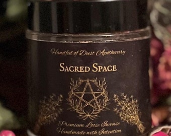 Sacred Space Incense | Home Blessing, Circle Casting, Raise Vibrations, Energy Cleansing, Calming, Meditation, Protection