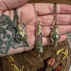 Herb Glass Pendulum | Divination, Reading