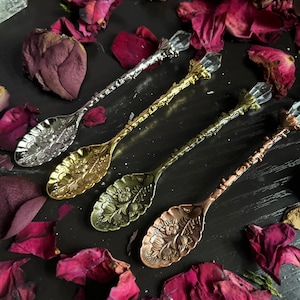 Altar Spoon with Crystal | Apothecary Faery Tea Party