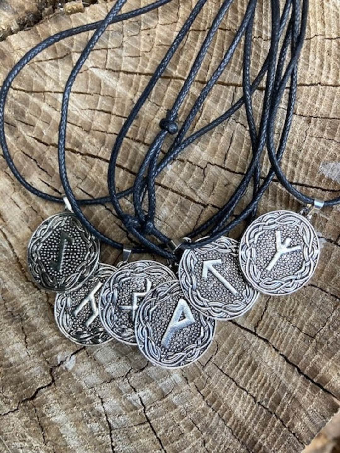 Runic Pendant Rune Pendant Necklace - Etsy