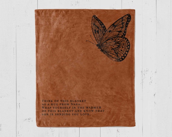 Butterfly memorial blanket hotsell
