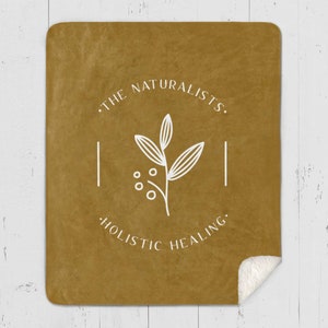 Custom Logo Blanket corporate gift for employee retirement or promotion