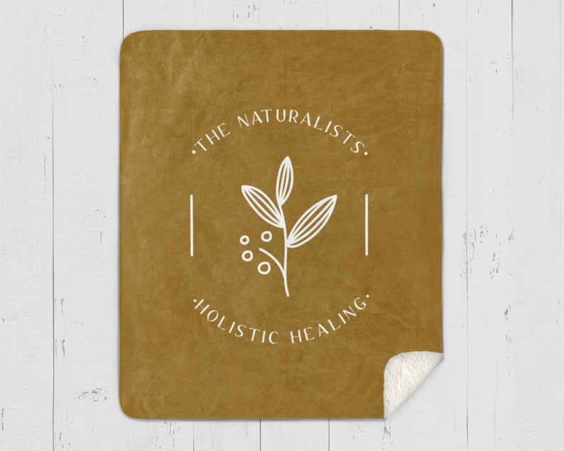 Custom Logo Blanket corporate gift for employee retirement or promotion