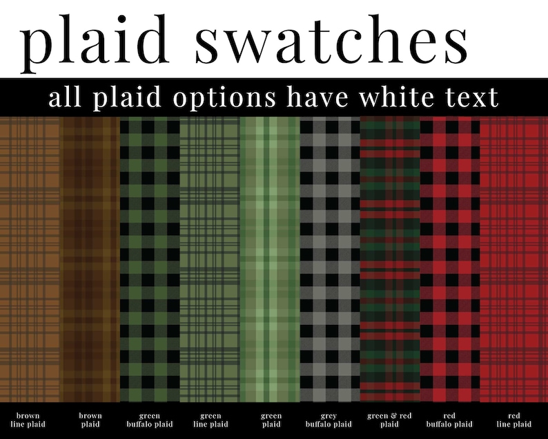 plaid blanket options