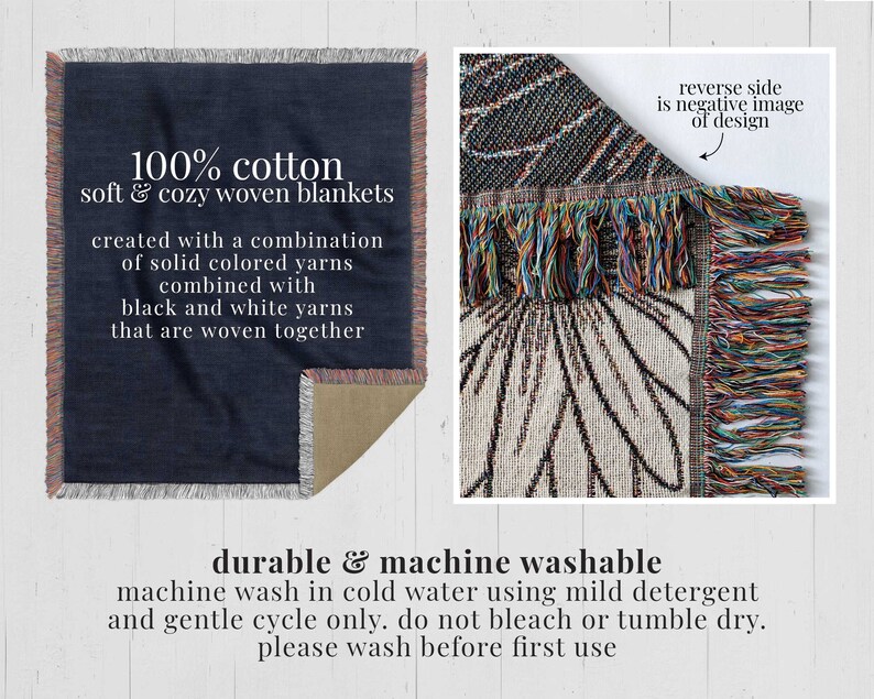 Custom Text Blanket Personalized Blanket for Adults Woven Etsy